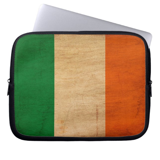 Ierse vlag laptop sleeve (Voorkant)