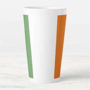 Ierse vlag latte mok