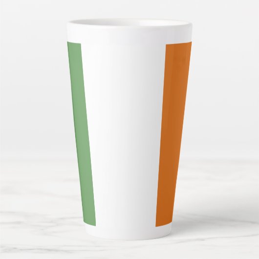 Ierse vlag latte mok (Voorkant)