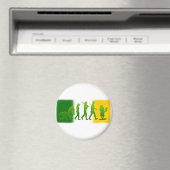 Ierse vlag Leprechaun evolutieversnelling Magneet (Insitu (Vaatwasser))