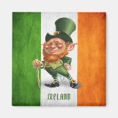 IERSE VLAG LEPRECHAUN MAGNEET (Voorkant)