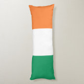 Ierse vlag lichaamskussen (Achterkant (Verticaal))