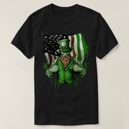 Ierse vlag Lincoln St T-shirt (Design voorkant)