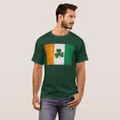 Ierse vlag Lucky Shamrock T-shirt (Voorkant volledig)
