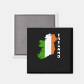 Ierse vlag magneet (Voorkant / Achterkant)