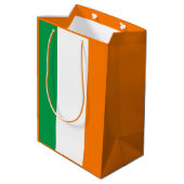 Ierse vlag medium cadeauzakje (Achterkant Gekanteld)