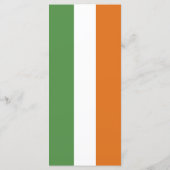 Ierse vlag menu (Achterkant)