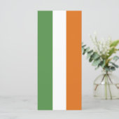 Ierse vlag menu (Staand voorkant)