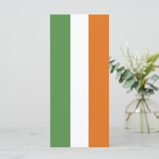 Ierse vlag menu (Staand voorkant)