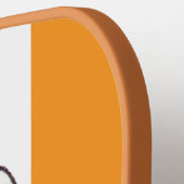 Ierse vlag met  harp en Shamrock Custom Pickleball Paddle (Links Detail)