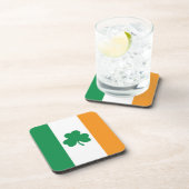 Ierse vlag met klaver onderzetter (Rechterzijde)