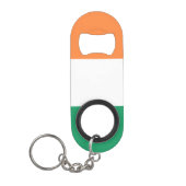 Ierse vlag mini flessenopener (Voorkant)