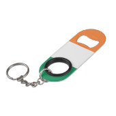 Ierse vlag mini flessenopener (Voorkant Gekanteld)