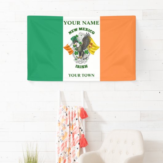 Ierse vlag - New Mexico Irish Spandoek (Insitu)