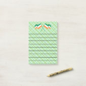 Ierse Vlag Notitieblokken Post-it® Notes (Op bureau)