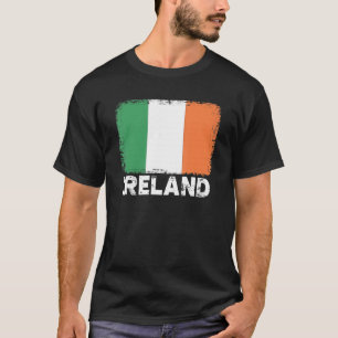 Ierse vlag ondersteunt Ierse Mannen T-shirt