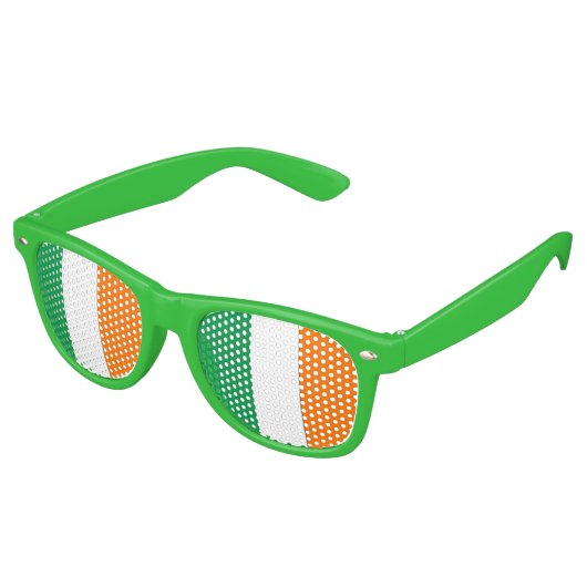 Ierse vlag - partijschaduwen! retro zonnebril (Gekanteld)