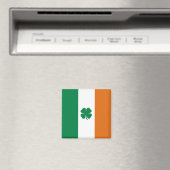 Ierse vlag Patriotic Ireland Flag St Patrick's day Magneet (Insitu (Vaatwasser))