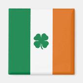 Ierse vlag Patriotic Ireland Flag St Patrick's day Magneet (Voorkant)