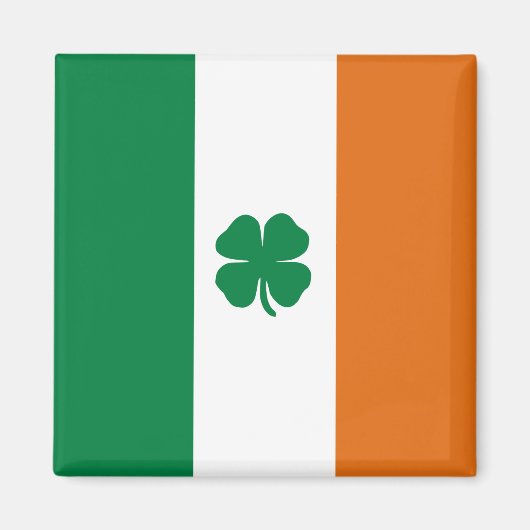 Ierse vlag Patriotic Ireland Flag St Patrick's day Magneet (Voorkant)