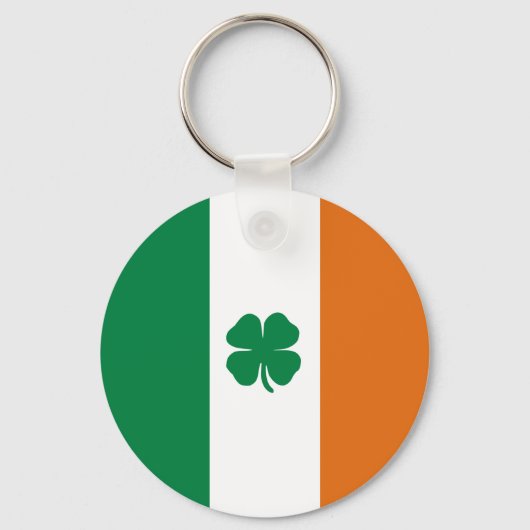 Ierse vlag Patriotic Ireland Flag St Patrick's day Sleutelhanger (Voorkant)