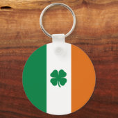 Ierse vlag Patriotic Ireland Flag St Patrick's day Sleutelhanger (Voorkant)
