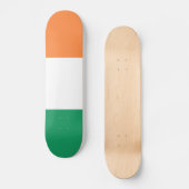 Ierse vlag persoonlijk skateboard (Voorkant)