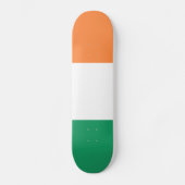 Ierse vlag persoonlijk skateboard (Voorkant)