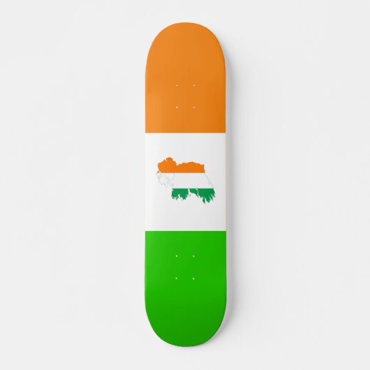 Ierse vlag persoonlijk skateboard (Voorkant)