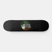 Ierse vlag persoonlijk skateboard (Horizontaal)