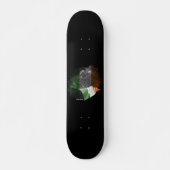 Ierse vlag persoonlijk skateboard (Voorkant)