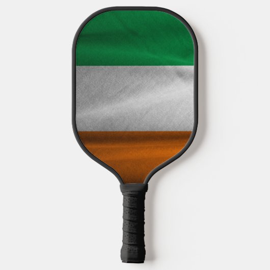 Ierse vlag pickleball paddle (Achterkant)