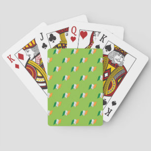 Ierse vlag pokerkaarten