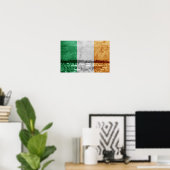 Ierse vlag poster (Thuiskantoor)