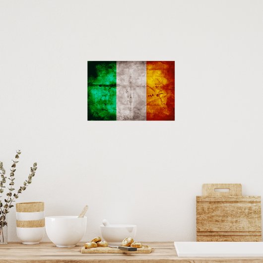 Ierse vlag poster (Keuken)