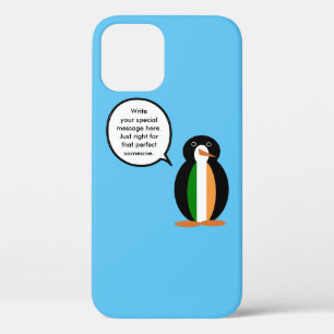 Ierse vlag pratend Ms. Penguin Case-Mate iPhone Case