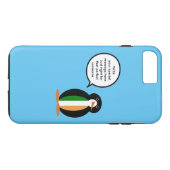 Ierse Vlag Pratende Mevrouw Pinguïn Gepersonalisee Case-Mate iPhone Case (Achterkant (Horizontaal))