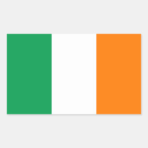 Ierse vlag rechthoekige sticker