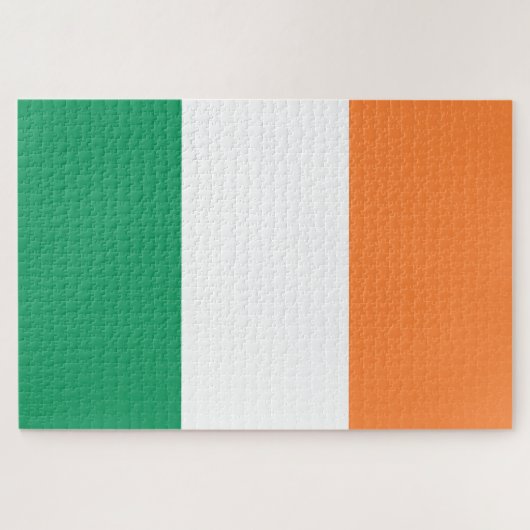 Ierse vlag (Republiek Ierland) (ROI) (Eire) Legpuzzel (Horizontaal)