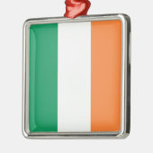 Ierse vlag (Republiek Ierland) (ROI) (Eire) Metalen Ornament (Links)