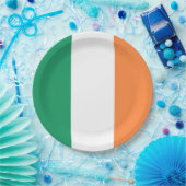 Ierse vlag (Republiek Ierland) (ROI) (Eire) Papieren Bordje (Feest)