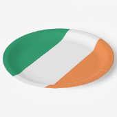 Ierse vlag (Republiek Ierland) (ROI) (Eire) Papieren Bordje (Gekanteld)