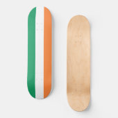 Ierse vlag (Republiek Ierland) (ROI) (Eire) Persoonlijk Skateboard (Voorkant)