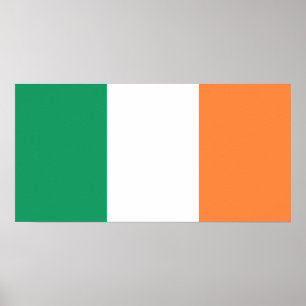 Ierse vlag (Republiek Ierland) (ROI) (Eire) Poster