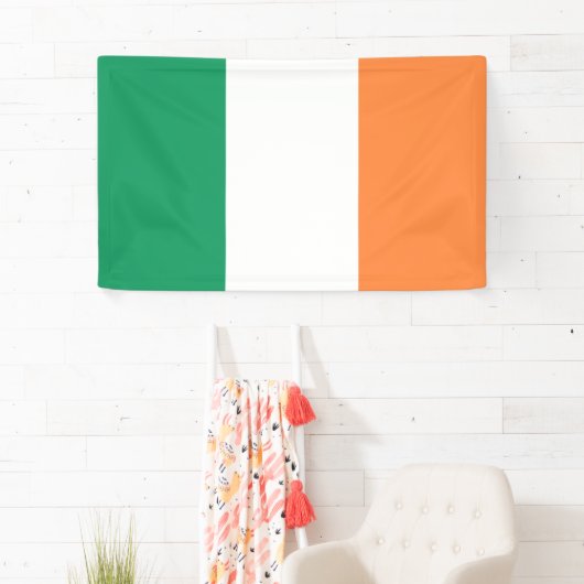 Ierse vlag (Republiek Ierland) (ROI) (Eire) Spandoek (Insitu)