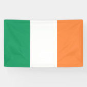 Ierse vlag (Republiek Ierland) (ROI) (Eire) Spandoek (Horizontaal)