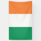 Ierse vlag (Republiek Ierland) (ROI) (Eire) Spandoek (Verticaal)