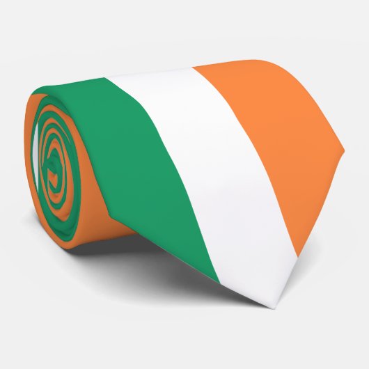 Ierse vlag (Republiek Ierland) (ROI) (Eire) Stropdas (Opgerold)