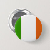 Ierse vlag ronde button 5,7 cm (Voorkant /achterkant)