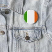 Ierse vlag ronde button 5,7 cm (In situ)